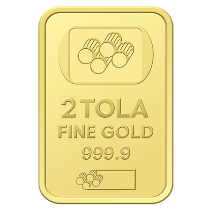 2 Tolas Gold Bar 24KT - FKJGBR24K6753