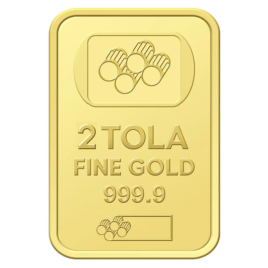 2 Tolas Gold Bar 24KT - FKJGBR24K6753
