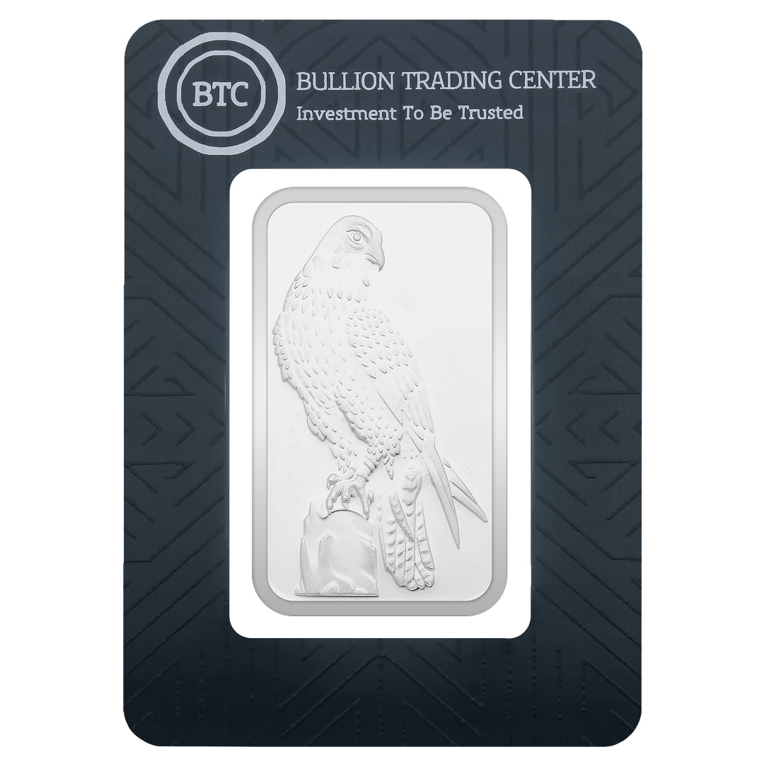 BTC 50 Grams The Falcon Silver Bar - FKJGBRSL6620