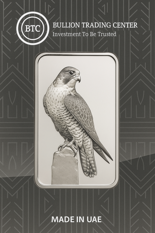 BTC 50 Grams The Falcon Silver Bar - FKJGBRSL6620