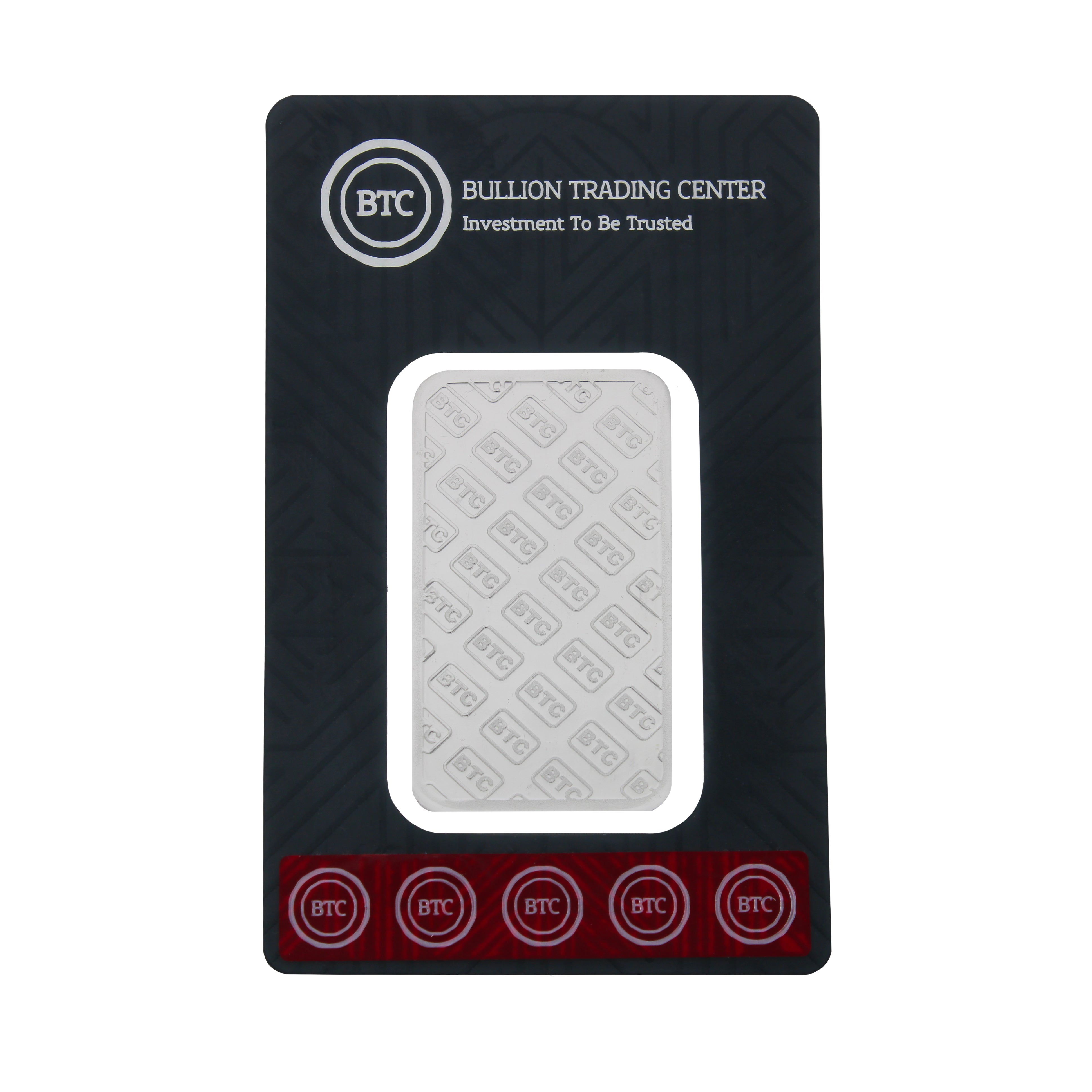 BTC 100 Grams Silver Bar - FKJGBRSL6629