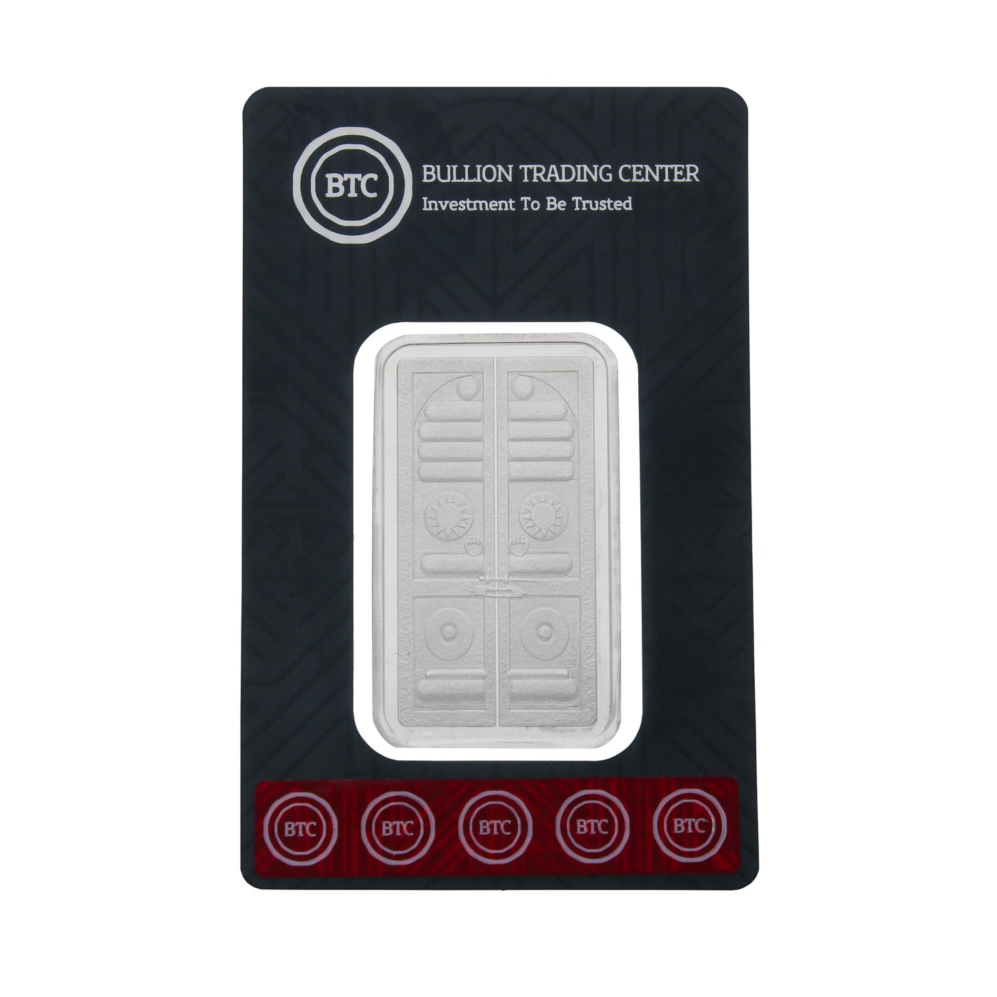 BTC 100 Grams Door of Kaaba Silver Bar - FKJGBRSL6633