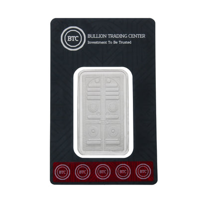 BTC 100 Grams Door of Kaaba Silver Bar - FKJGBRSL6633