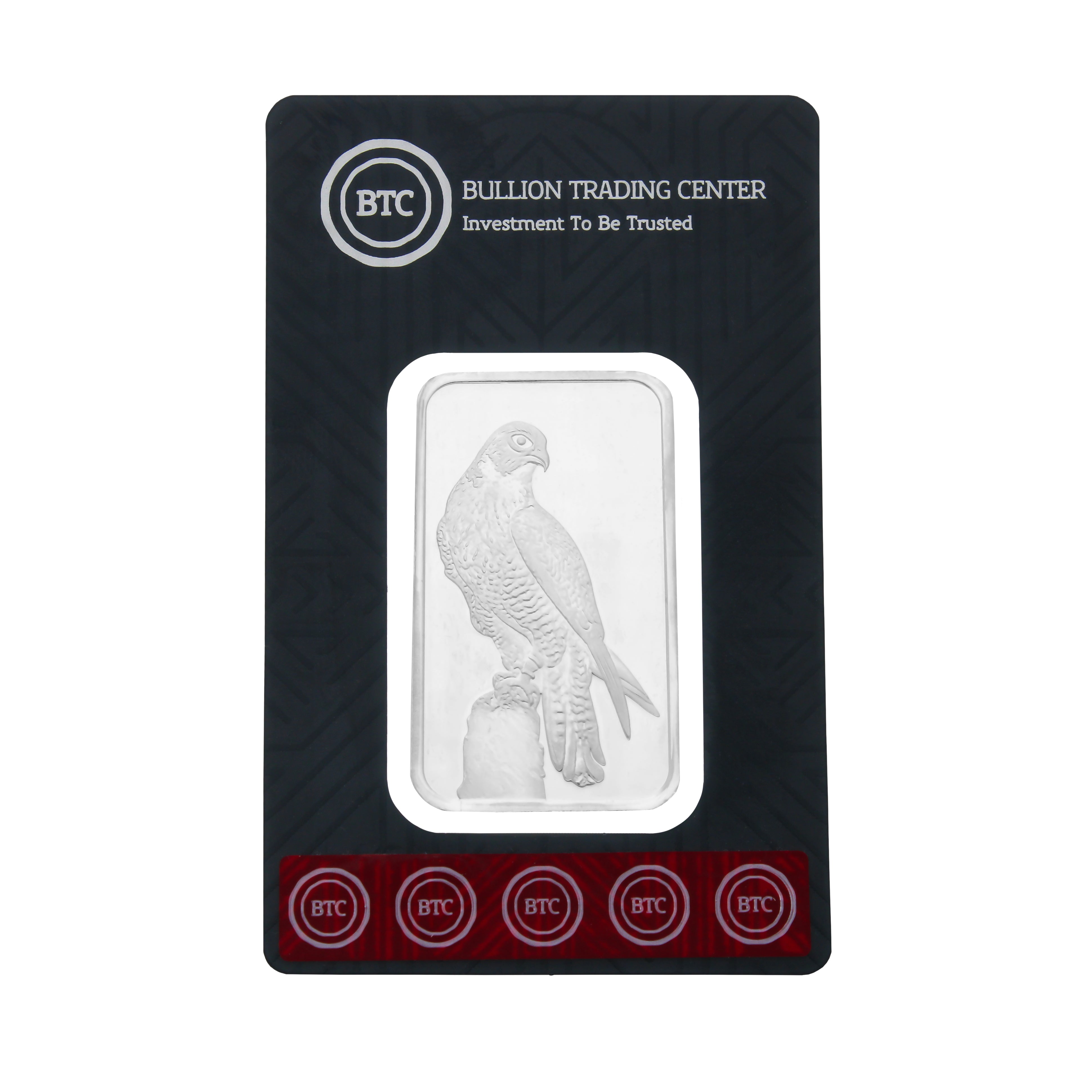 BTC 100 Grams The Falcon Silver Bar - FKJGBRSL6779