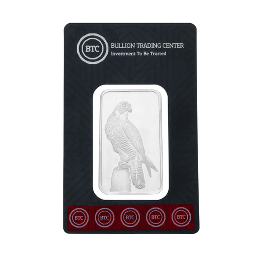 BTC 100 Grams The Falcon Silver Bar - FKJGBRSL6779