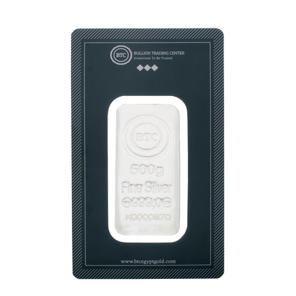 BTC 500 Grams Silver Bar - FKJGBRSL6795