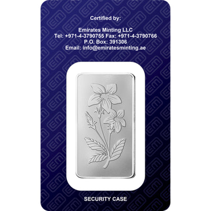 Emirates Minting 100 Grams 999.0 Purity Silver Bar - FKJGBRSL6824