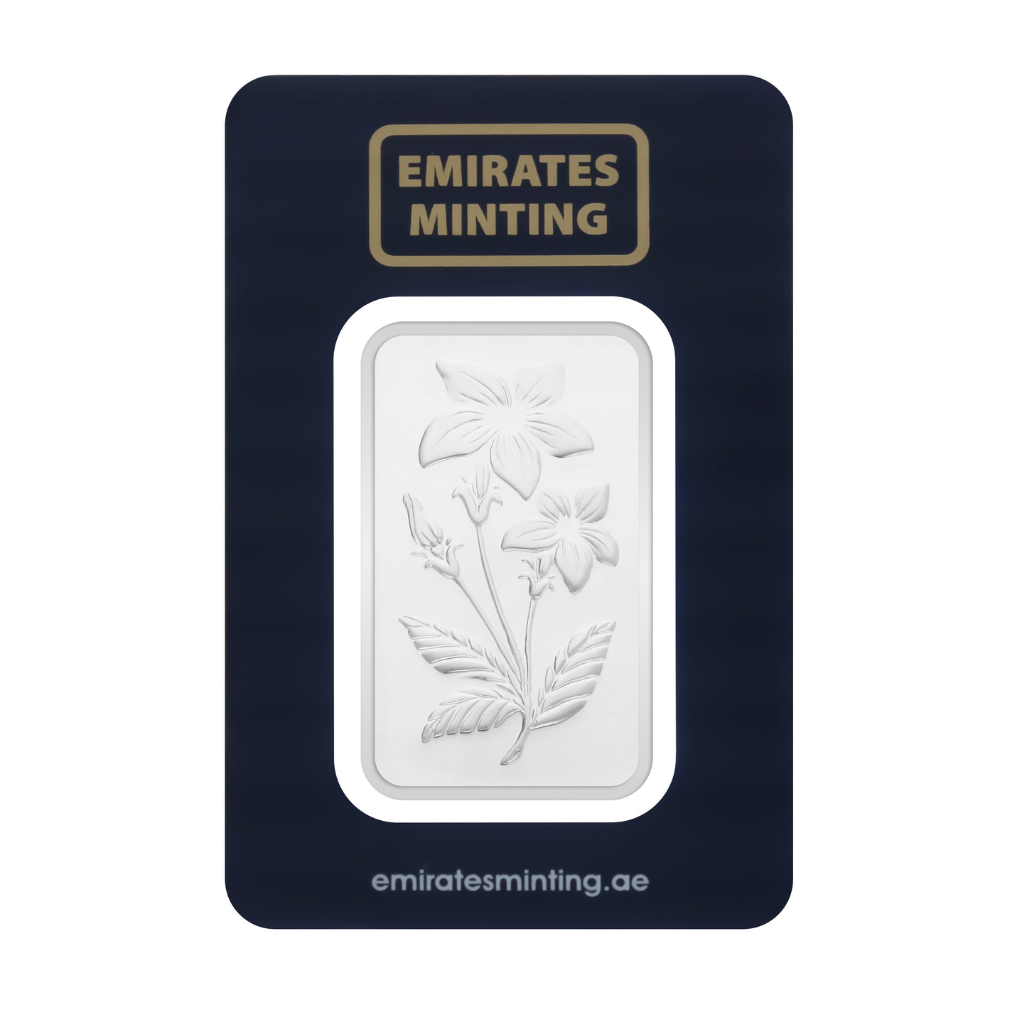Emirates Minting 1 Ounce Flower Silver Bar 999.0 Purity - FKJGBRSL6840