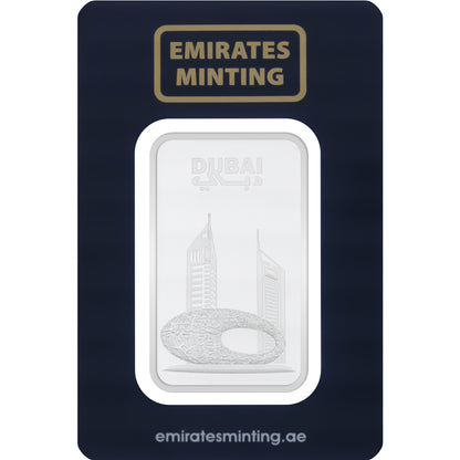 Emirates Minting 1 Ounce Museum of the Future Silver Bar 999.0 Purity - FKJGBRSL6841