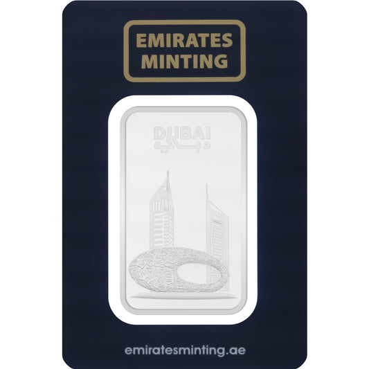 سكّة فضة من دار سك العملة الإماراتية، وزنها أونصة واحدة، من متحف المستقبل، عيار 999.0 - FKJGBRSL6841