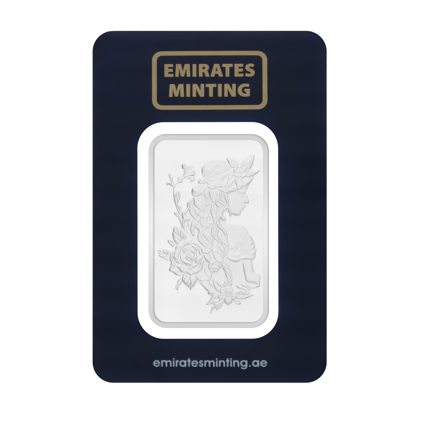 Emirates Minting 1 Ounce Girl Flower Silver Bar 999.0 Purity - FKJGBRSL6842