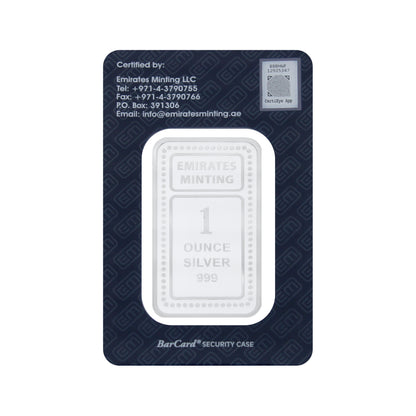 Emirates Minting 1 Ounce Makkah Silver Bar 999.0 Purity - FKJGBRSL6843