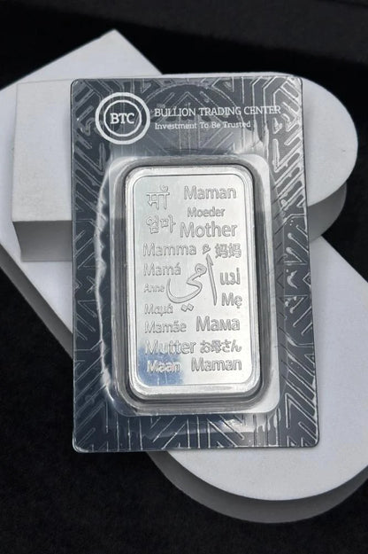 BTC 50 Grams New Ummi Silver Bar - FKJGBRSL6919