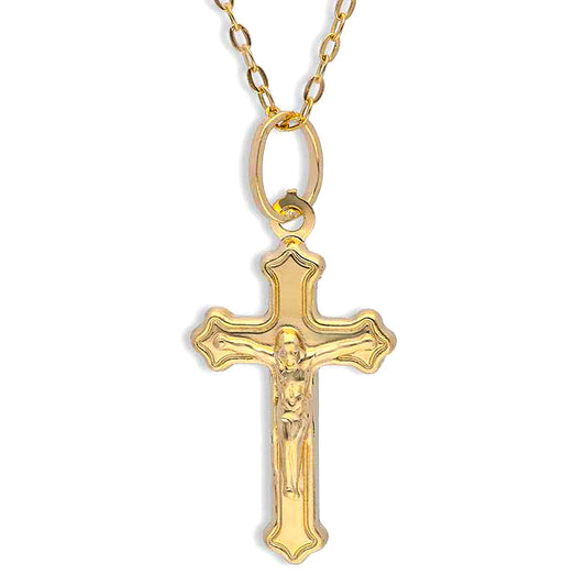 Gold Necklace (Chain with Cross Pendant) 18KT - FKJNKL18KU6221