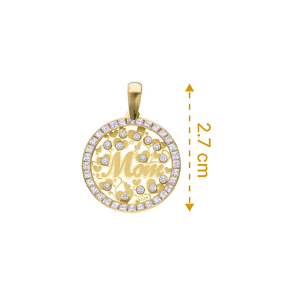Gold Mom Pendant 18KT - FKJPND18KU1140