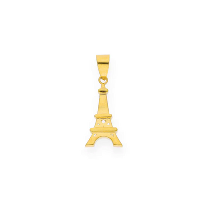 Gold Eiffel Tower Pendant 18KT - FKJPND18KU6144