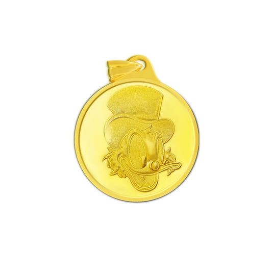 Disney Scrooge McDuck 2.35 Grams BTC Pendant 999.9 Purity (Without Chain)- FKJPND24K10087