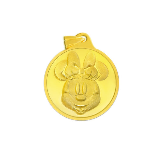 Disney Minnie Mouse 2.35 Grams BTC Pendant 999.9 Purity (Without Chain)- FKJPND24K6691