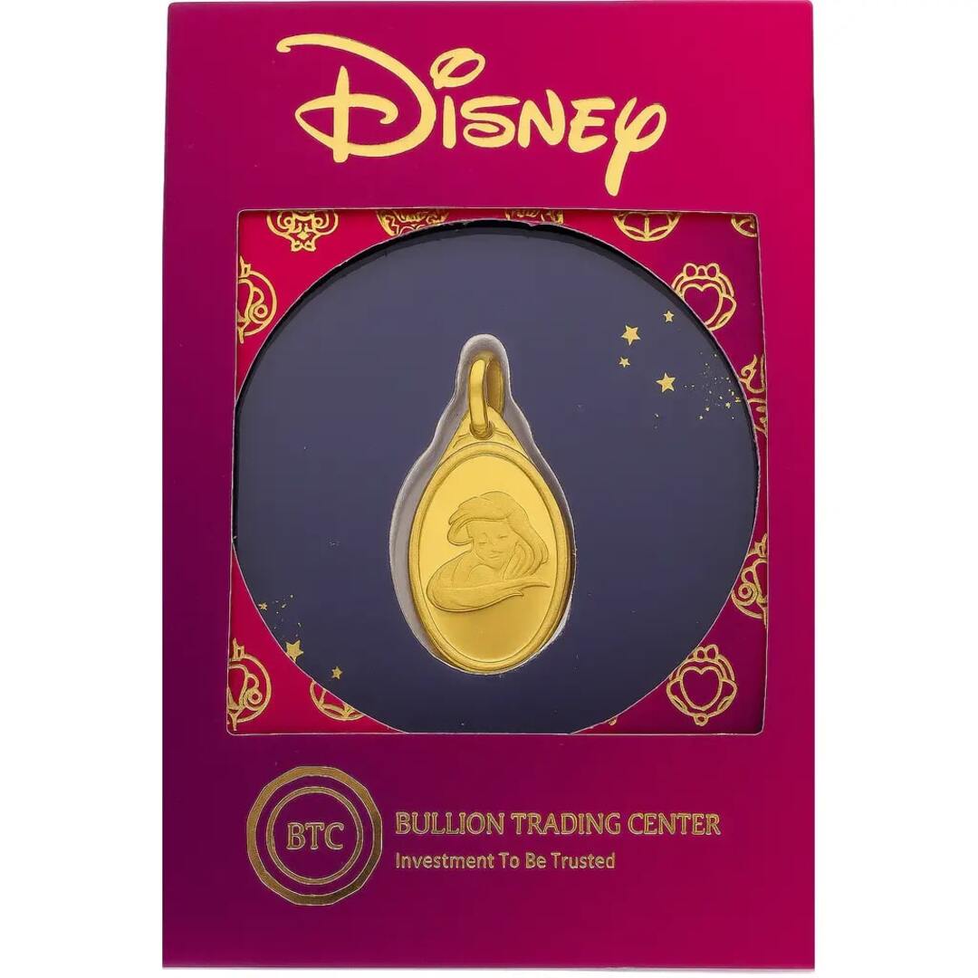 Disney Princess 5.35 Grams BTC Pendant 999.9 Purity (Without Chain)- FKJPND24K6695