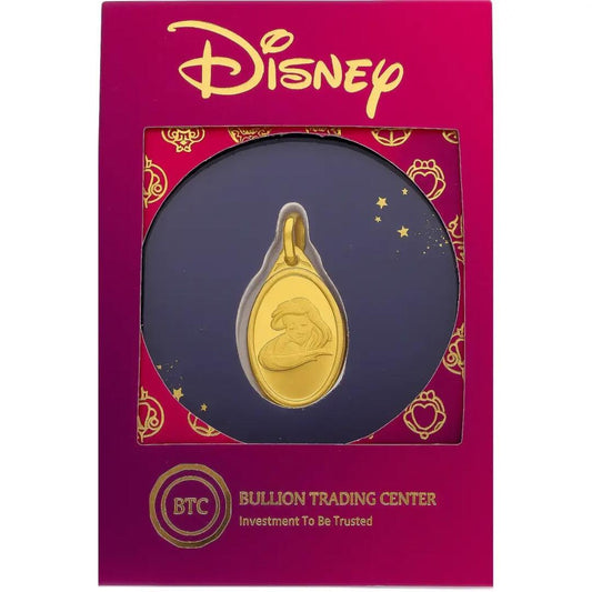 Disney Princess 5.35 Grams BTC Pendant 999.9 Purity (Without Chain)- FKJPND24K6695