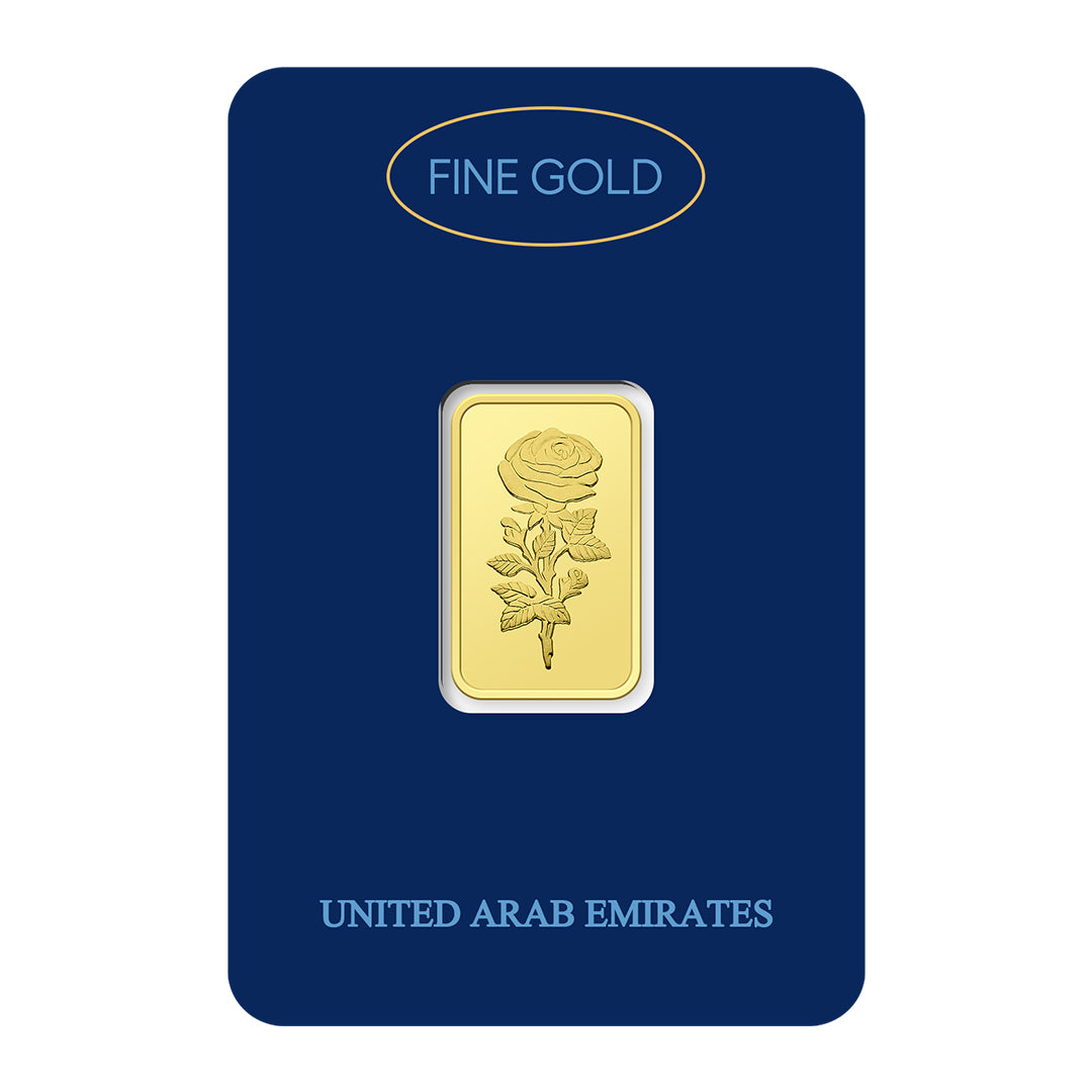 Dubai 10 Grams Pure 999.9 Fine Gold Bar - FKJGBR24K2222