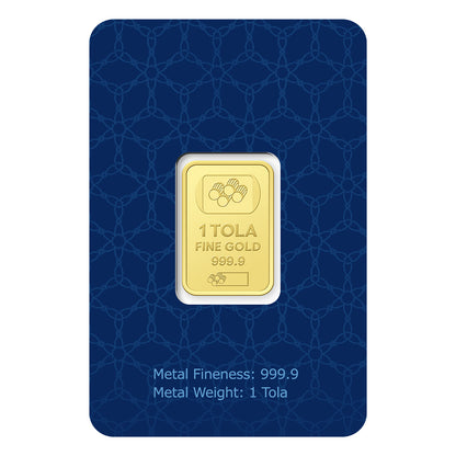 1 Tola Gold Bar 24KT - FKJGBR24K2243