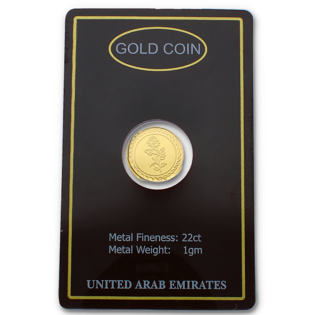 Gold Coin 1 Gram 22KT - FKJCON22K2230
