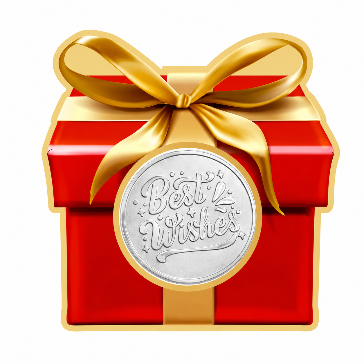 Gift Box 10 Grams Silver Coin Acrylic Packing - FKJCONSL7004
