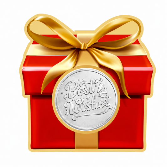 Gift Box 10 Grams Silver Coin Acrylic Packing - FKJCONSL7004