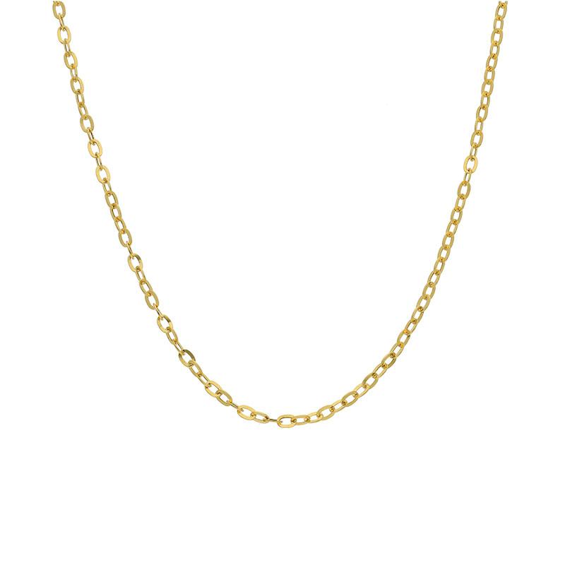 Gold 18 Inches Link Chain in 18KT - FKJCN18KU6321