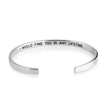 Gold & Silver Personalized Hidden Message Bracelet - FKJBRLU6259