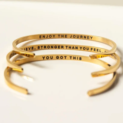 Gold & Silver Personalized Hidden Message Bracelet - FKJBRLU6259