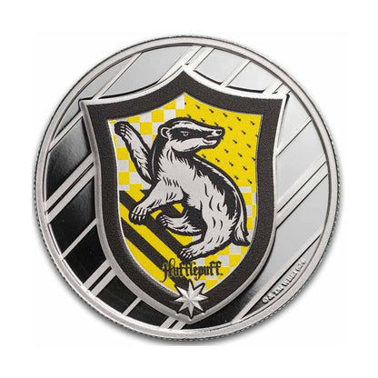 Hufflepuff Harry Potter 1 Ounce Colorized House Silver Coin - FKJCONSL6878