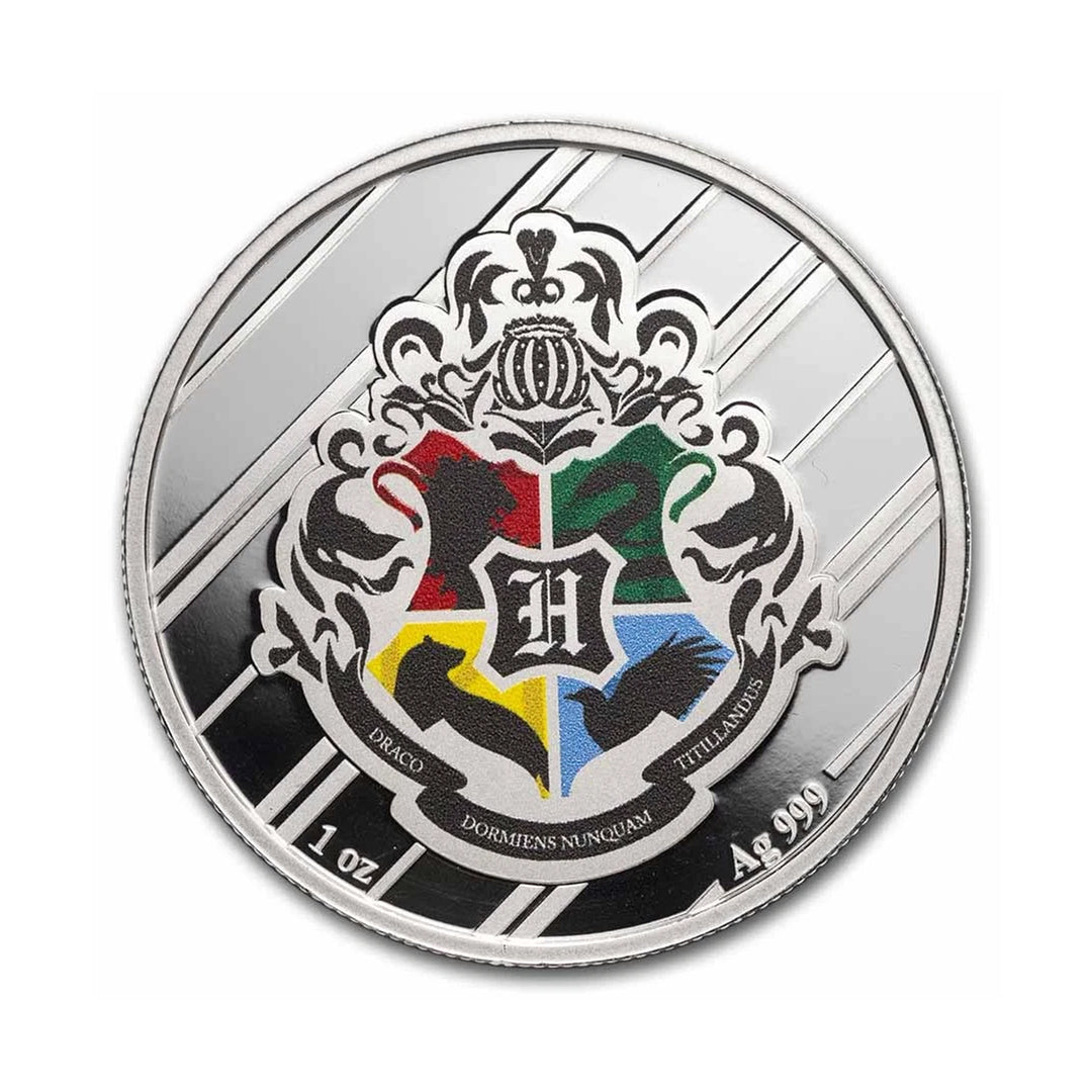 Hufflepuff Harry Potter 1 Ounce Colorized House Silver Coin - FKJCONSL6878