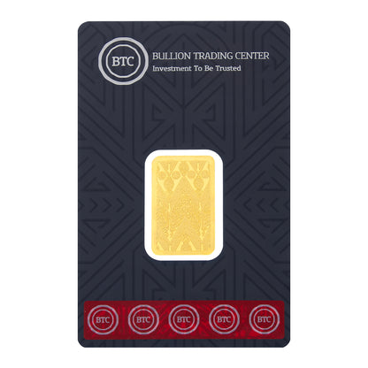 BTC 10 Grams Kiswah Gold Bar 24KT 999.9 Purity - FKJGBR24K6833