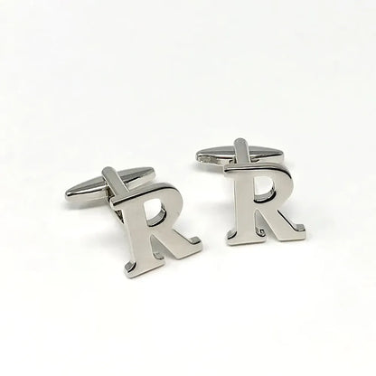 Silver 925 Personalised Letter Cufflink - FKJCFLSLU6278