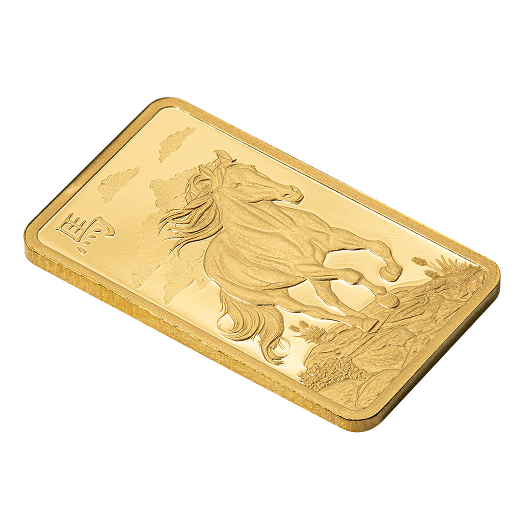 Pamp Suisse Lunar Legends 2026 Year of the Horse 5 Gram Gold Bar 24KT - FKJGBR24K6894