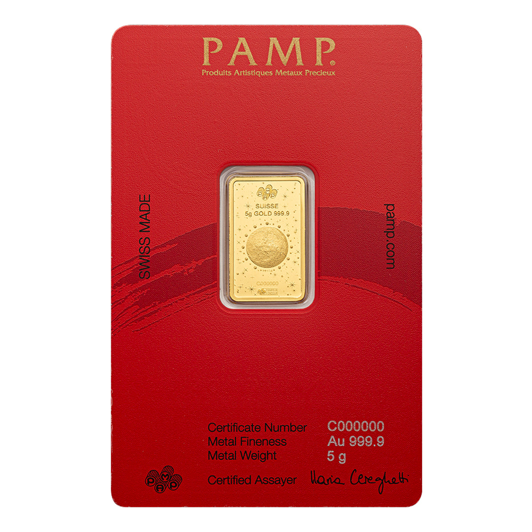 Pamp Suisse Lunar Legends 2026 Year of the Horse 5 Gram Gold Bar 24KT - FKJGBR24K6894