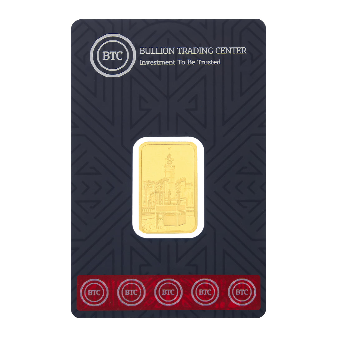 BTC 10 Grams Mecca Gold Bar 24KT 999.9 Purity - FKJGBR24K6834