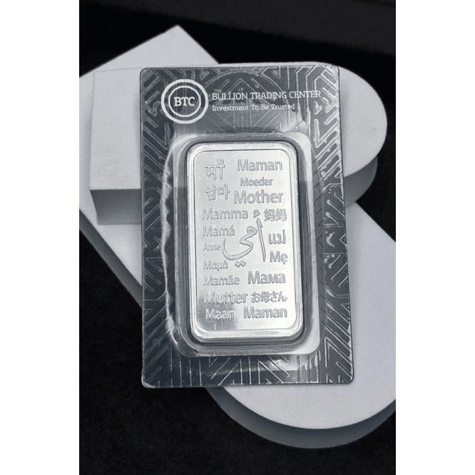 BTC 1 Ounce Mix Mother Silver Bar - FKJGBRSL6968