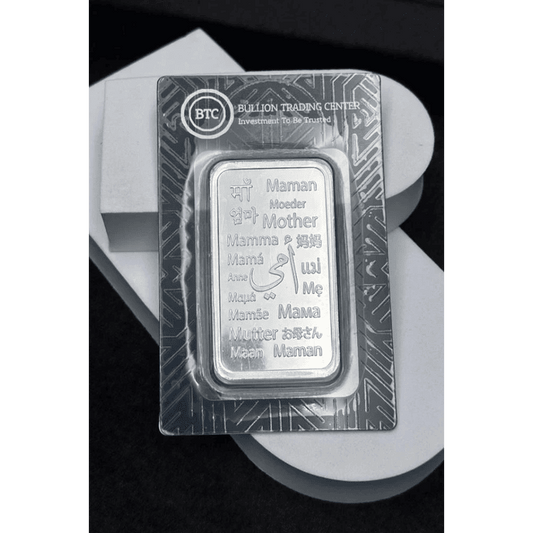 BTC 1 Ounce Mix Mother Silver Bar - FKJGBRSL6968
