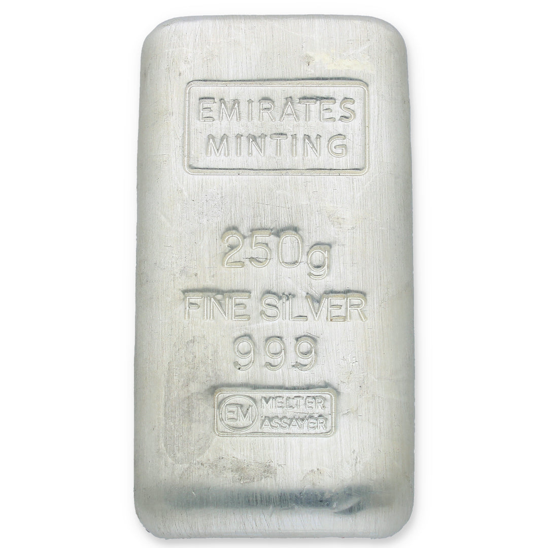 الامارات لسك 250 جرام سبيكة فضة نقاوة 999.0 - FKJGBRSL2288