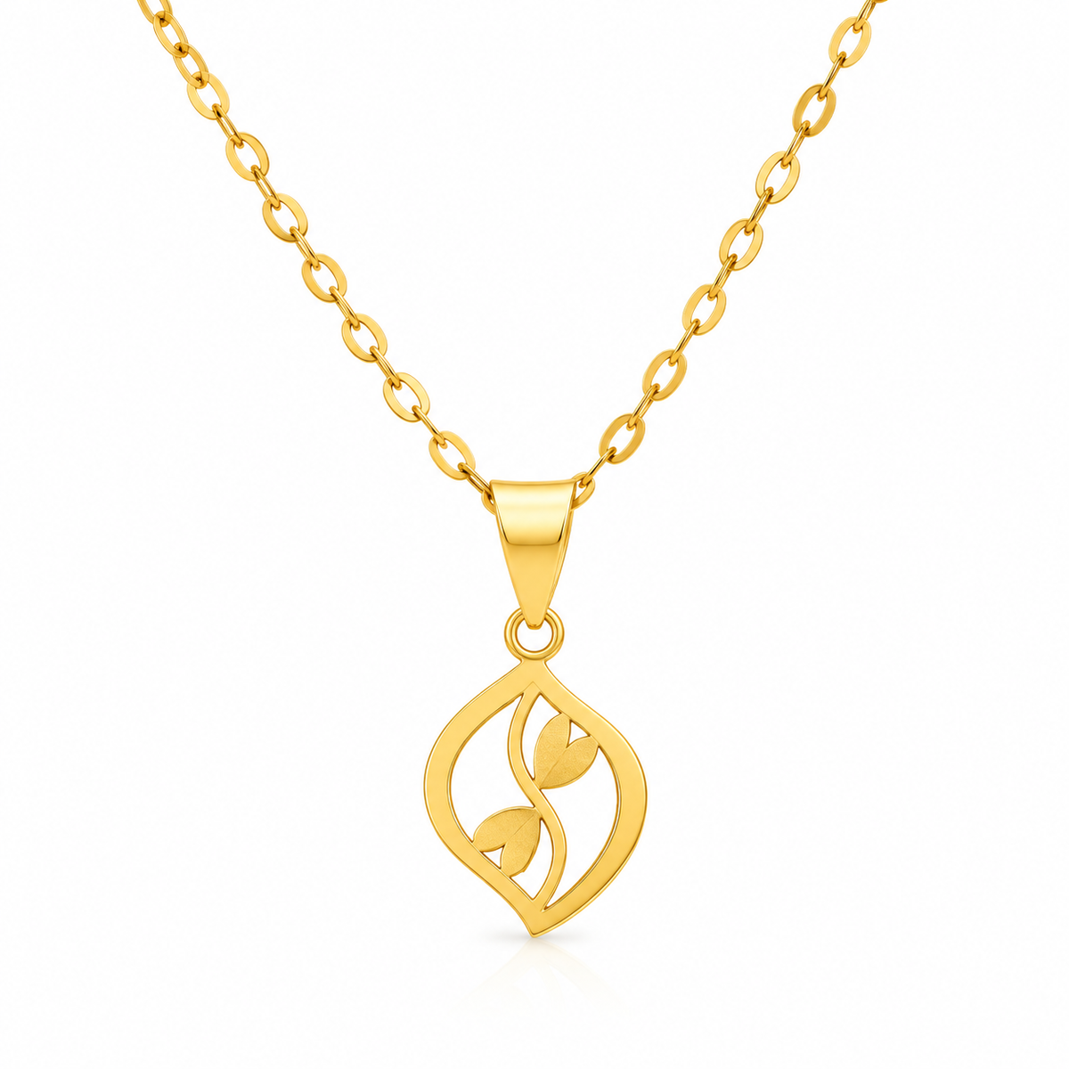 Gold Necklace (Chain with Pendant) 18KT - FKJNKL18K2083