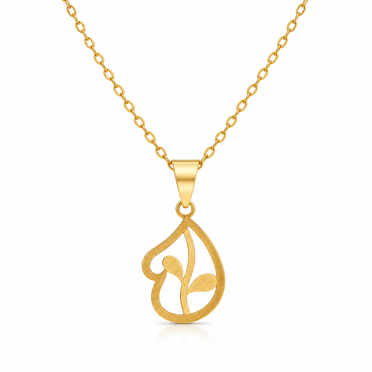 Gold Necklace (Chain with Pendant) 18KT - FKJNKL18K2334