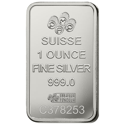 Swiss Pamp Fortuna 1 Ounce Minted Bar in 999.0 Silver - FKJGBRSL2292