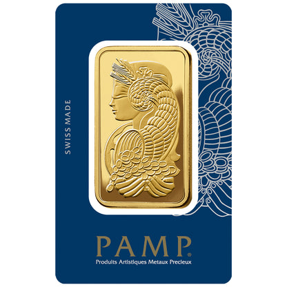 Pamp Suisse Queen Fortuna 5 Tola Gold Bar 24KT - FKJGBR24K2182