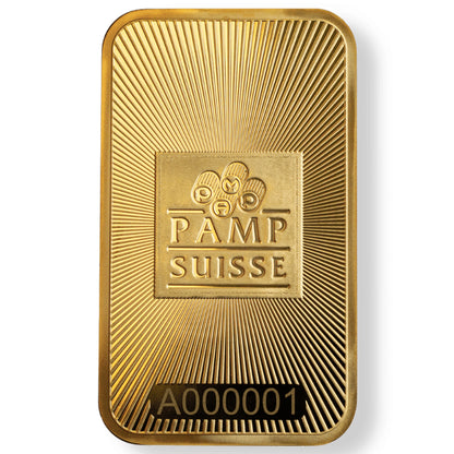 Pamp Suisse 1 Ounce Gold Bar 24KT - FKJGBR24K2212