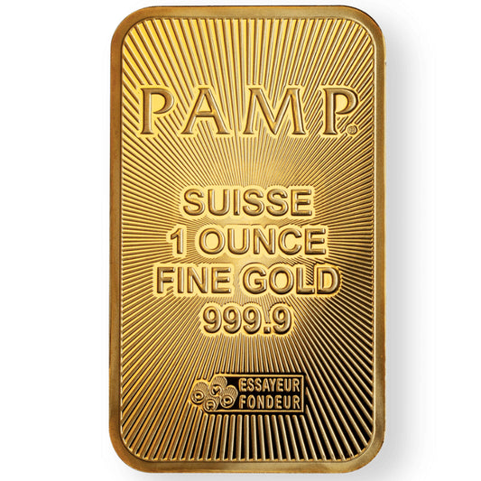 Pamp Suisse 1 Ounce Gold Bar 24KT - FKJGBR24K2212