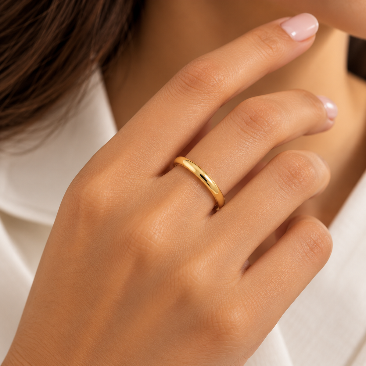 Gold Wedding Rings 18KT - FKJRN1262