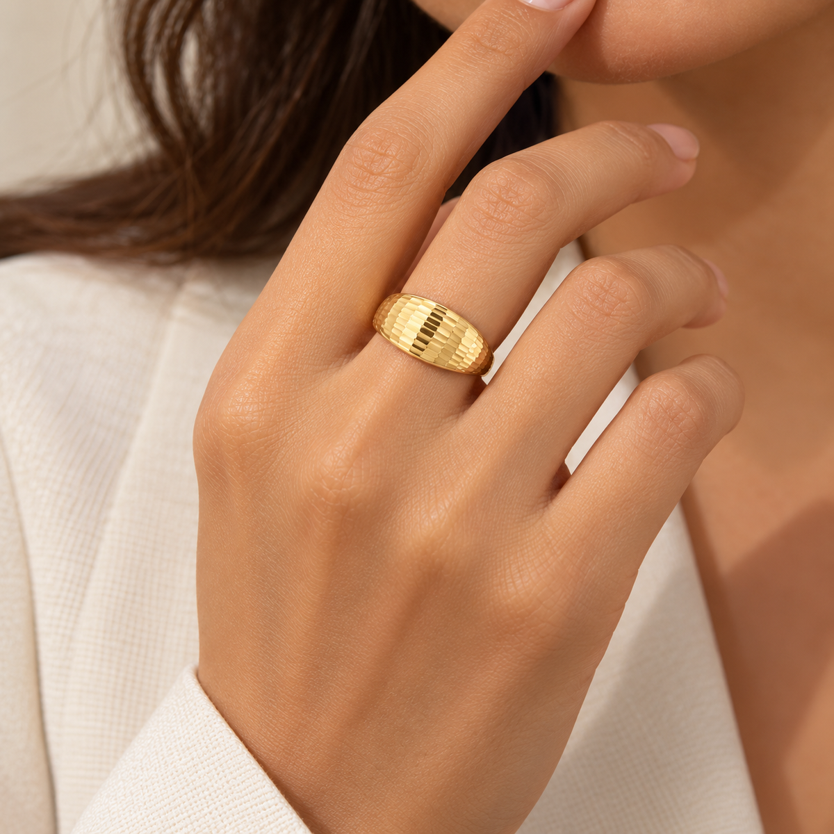 Gold Ring 18KT - FKJRN18KU2082